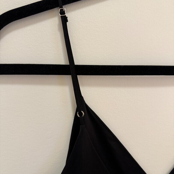 Cotton Candy LA Black Satin Mini Dress - Picture 2 of 7